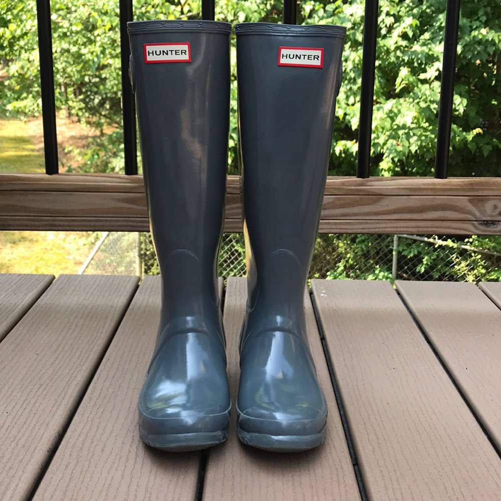 Women’s original tall gloss Hunter rain boots